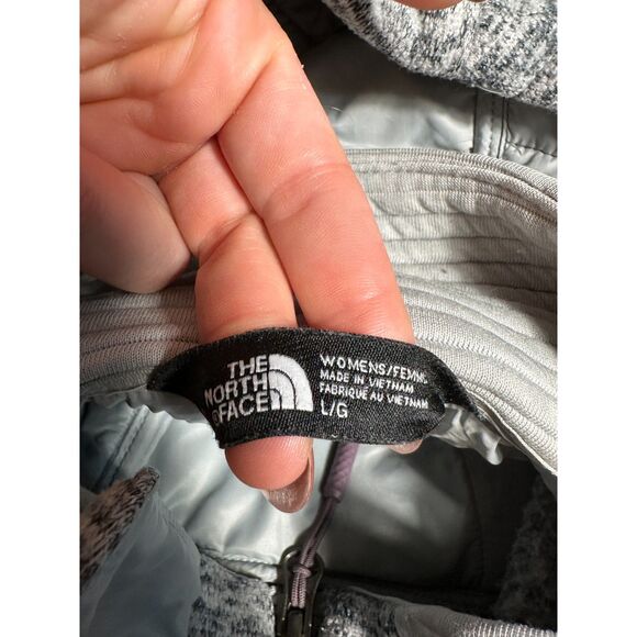 Northface Gray Full Zip Hoodie Jacket Women's Large - Picture 6 of 9